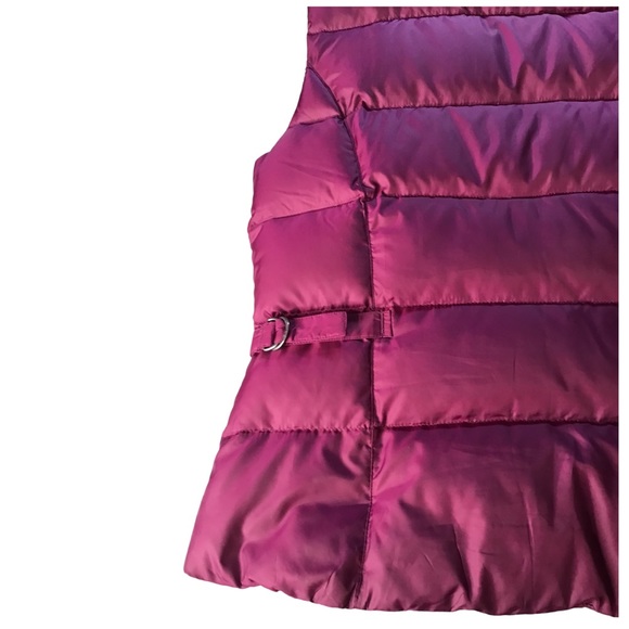 Eddie Bauer Women's Goose Down Puffy Vest Mulberry - Size S - Picture 12 of 14